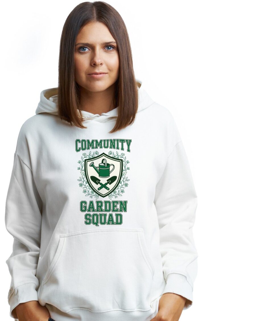 High Yield Community Garden Squad Hoodie — lifestyle photo