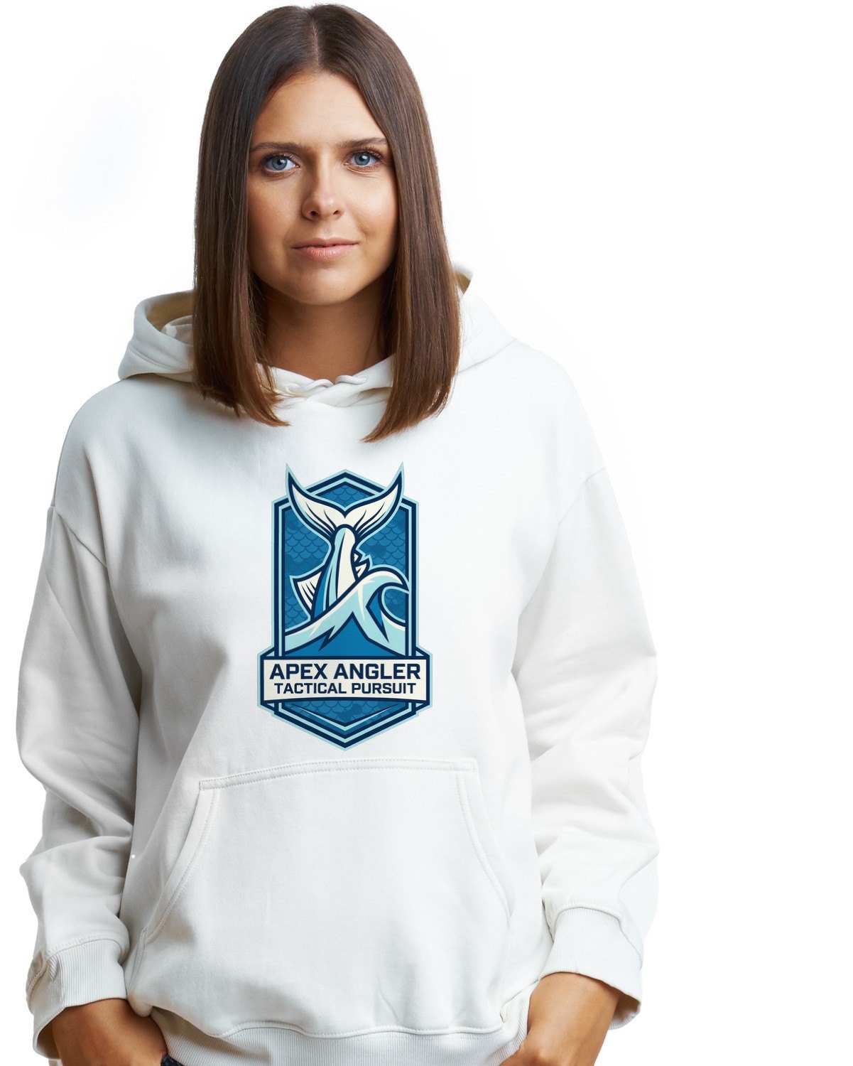 Oceanic Apex Technical Angler Crest Hoodie — lifestyle photo
