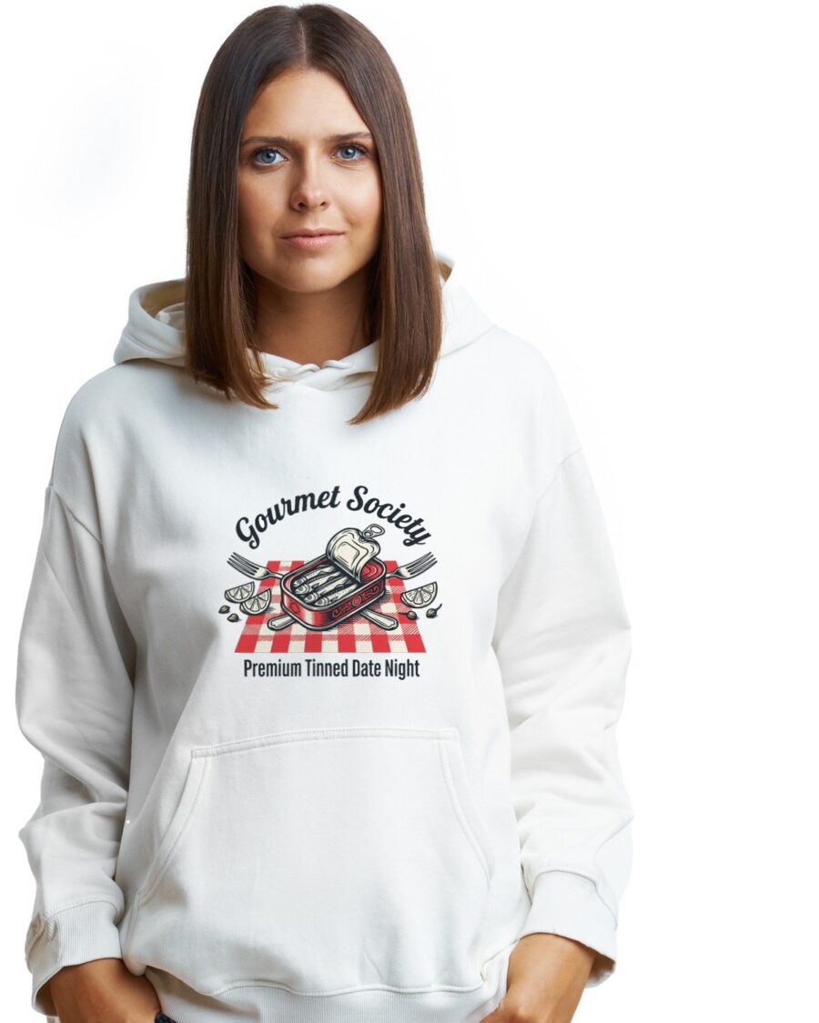 Midnight Conservas Romance Society Hoodie — lifestyle photo