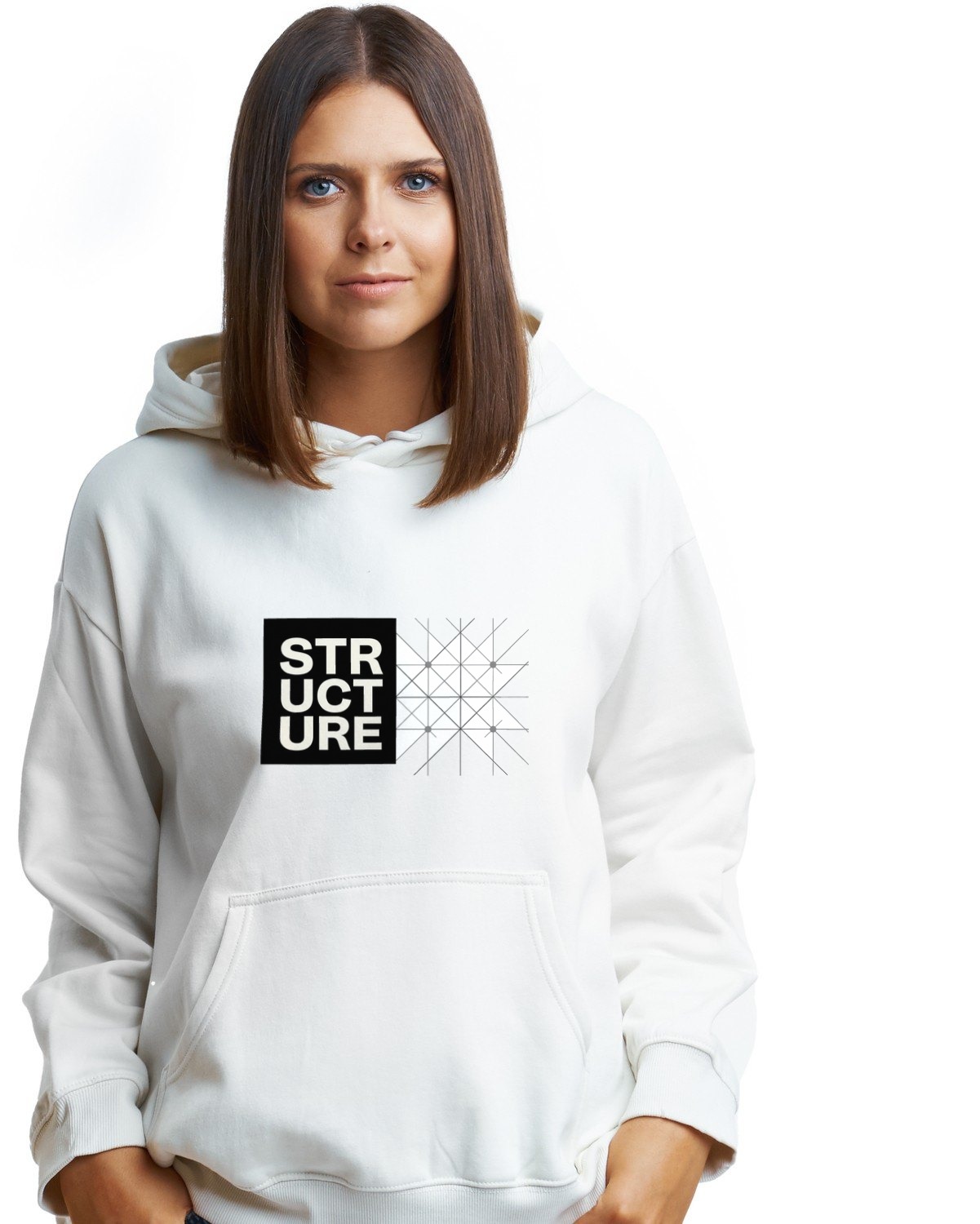 Negative Space Architecture Hoodie — lifestyle photo