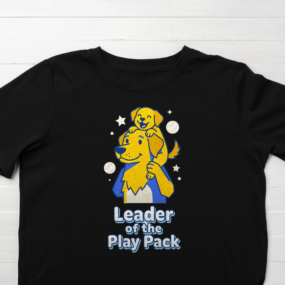 Leader of the Play Pack Cartoon Tee Kids Tee — lifestyle photo