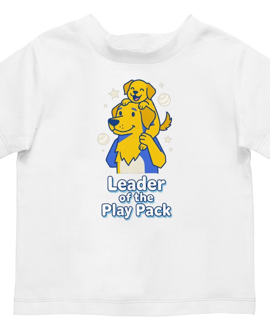 Leader of the Play Pack Cartoon Tee Kids Tee — lifestyle photo