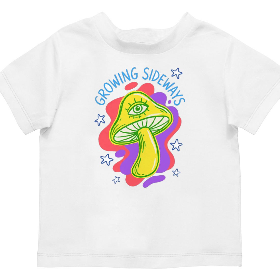Happy Little Weirdo Mushroom Tee Kids Tee — lifestyle photo
