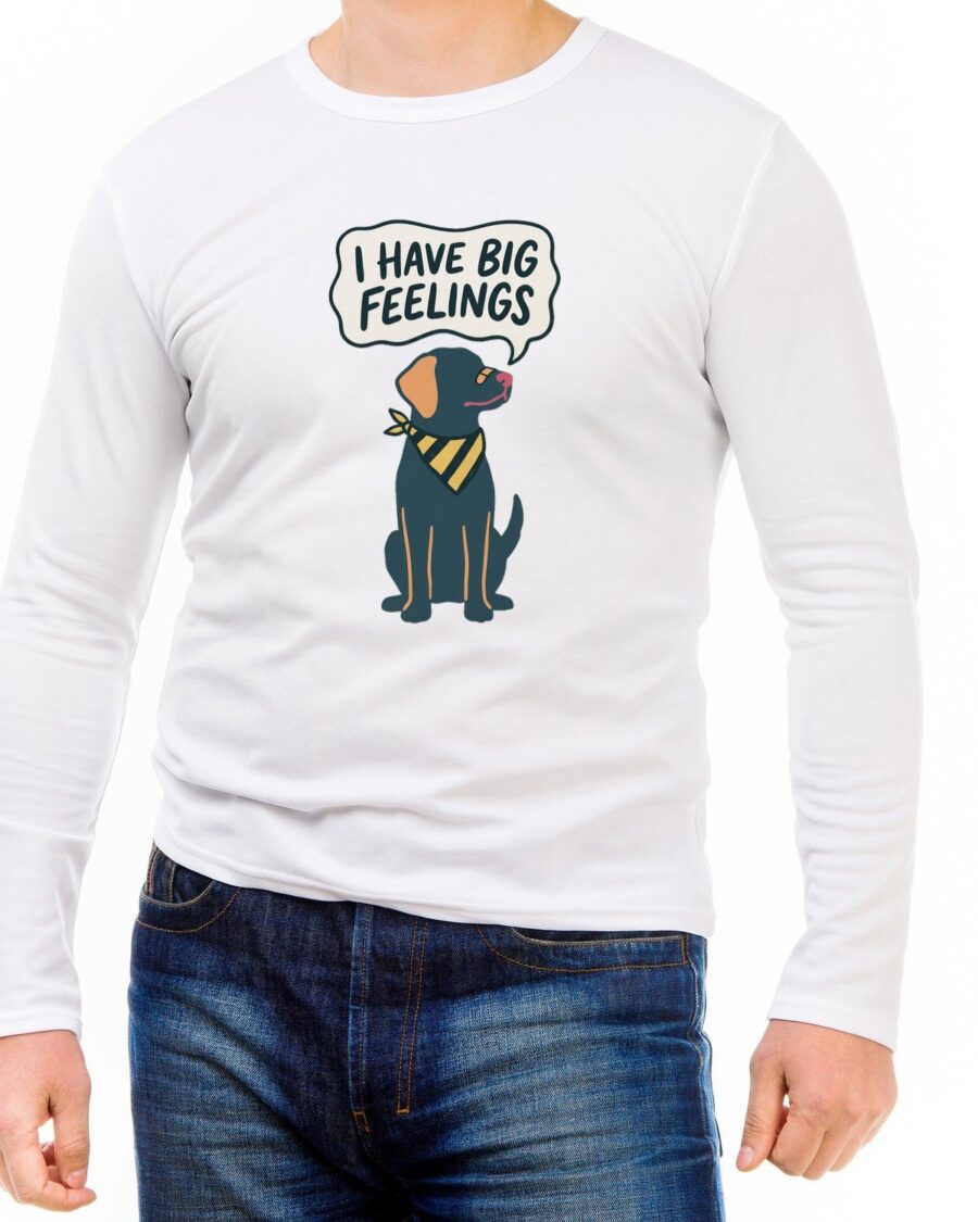 Spicy Rescue Club Big Feelings Long Sleeve — lifestyle photo