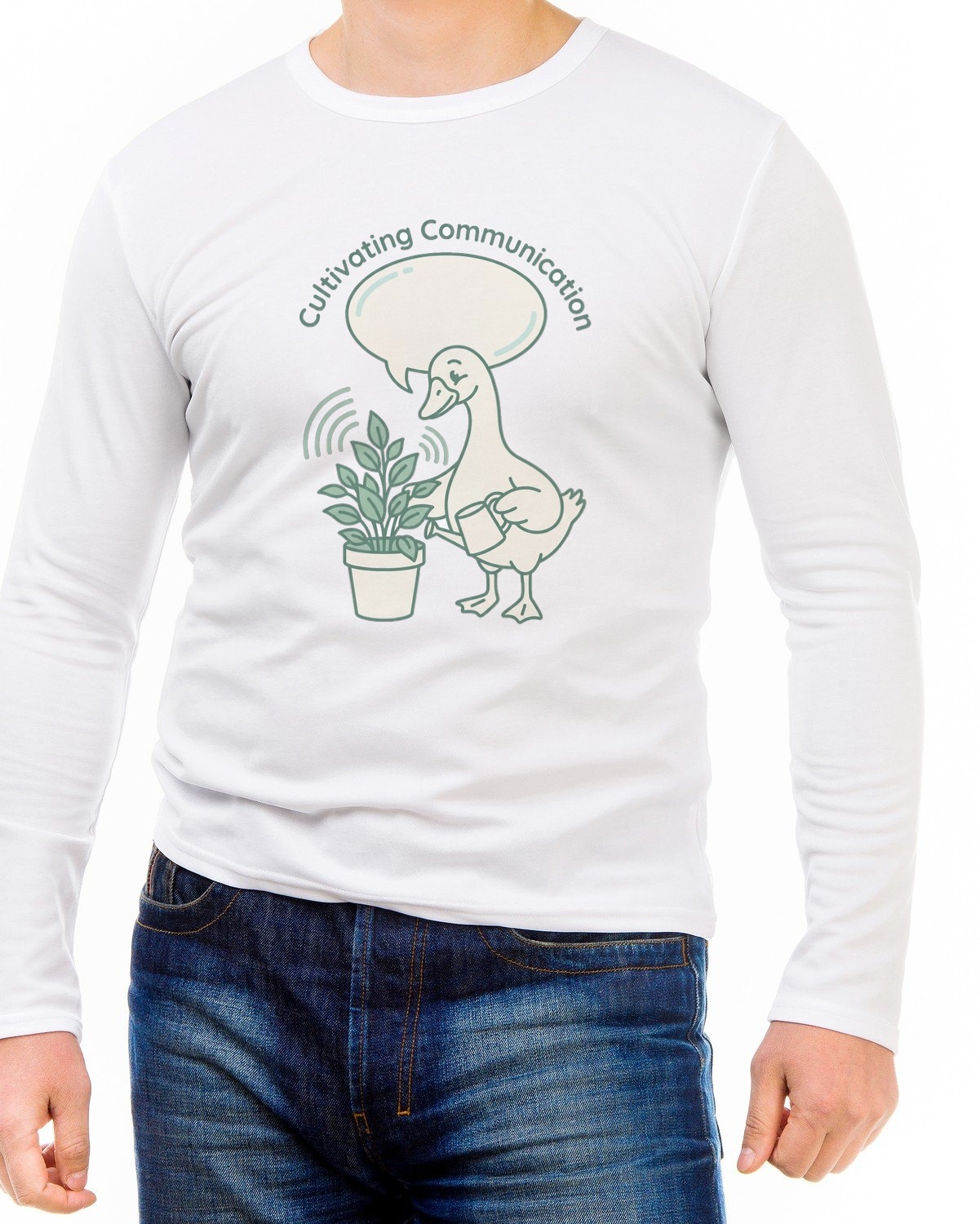 Cultivating Communication SLP Goose Long Sleeve — lifestyle photo