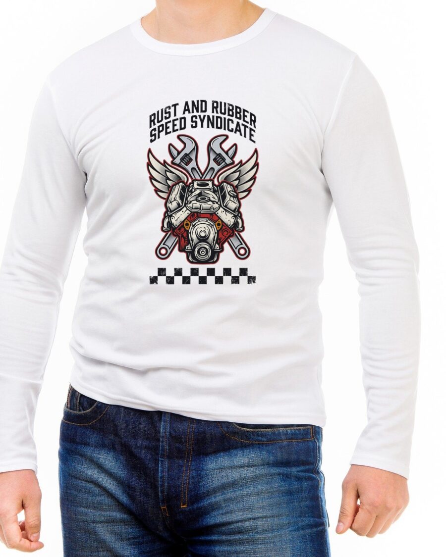Rust And Rubber Speed Syndicate Long Sleeve — lifestyle photo