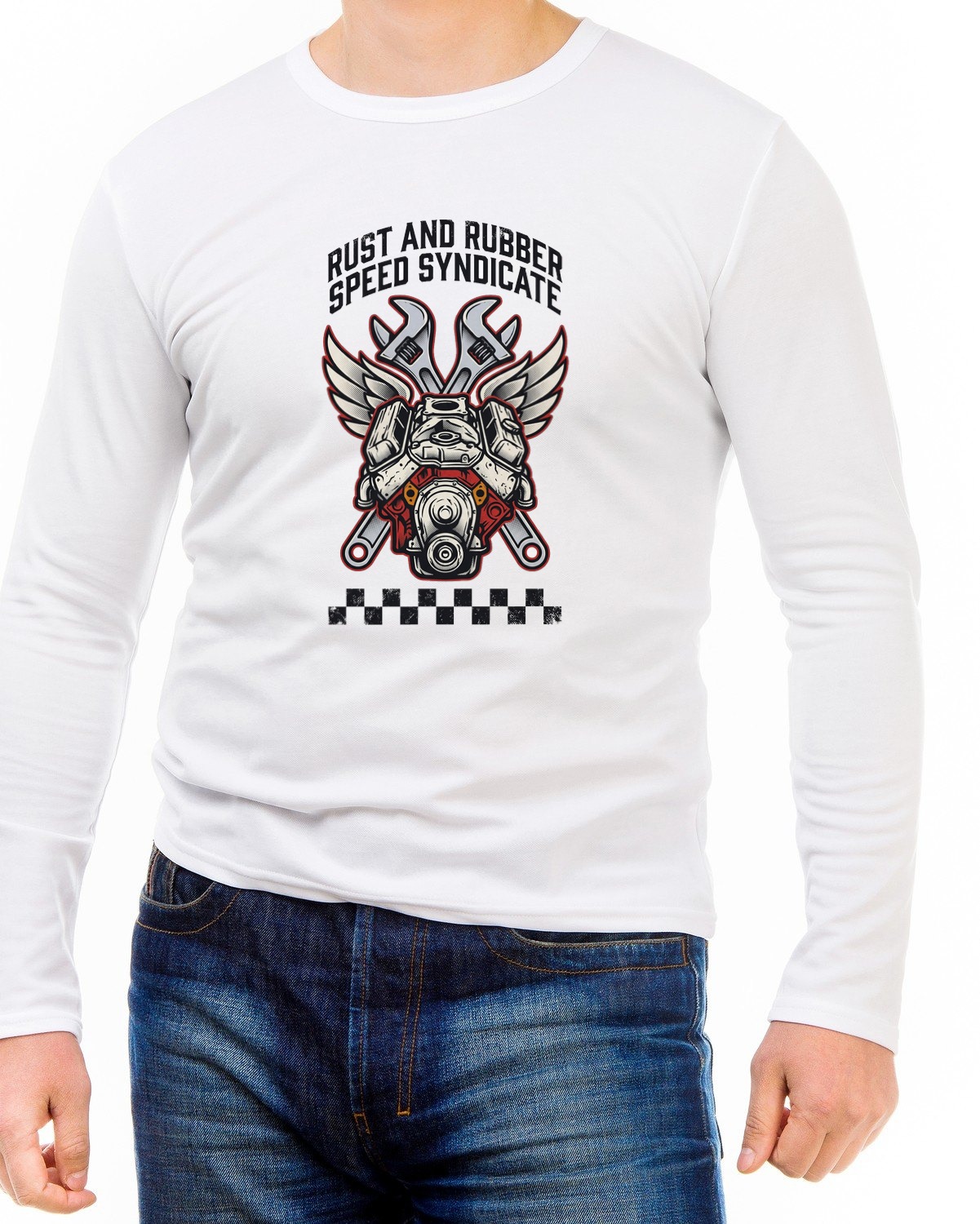 Rust And Rubber Speed Syndicate Long Sleeve — lifestyle photo