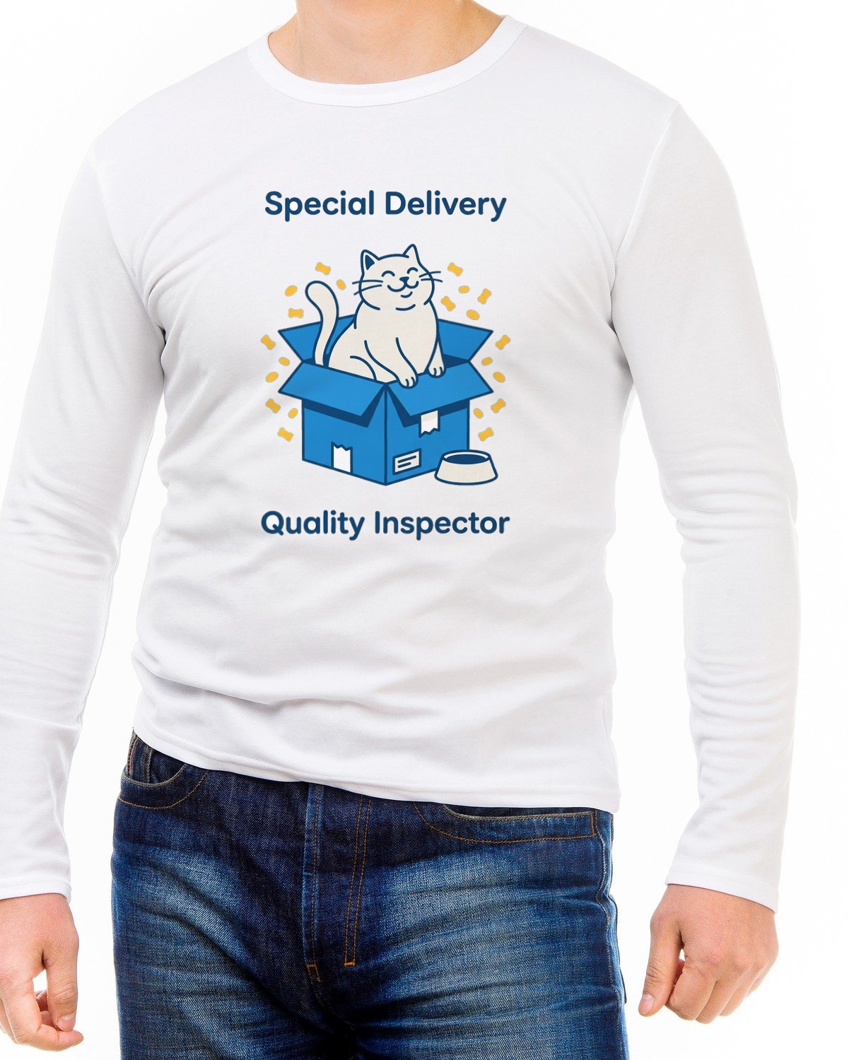 Special Delivery Quality Inspector Long Sleeve — lifestyle photo