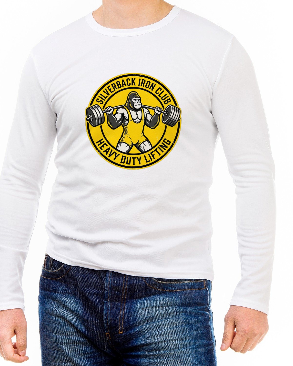 Silverback Iron Club Vintage Medallion Long Sleeve — lifestyle photo