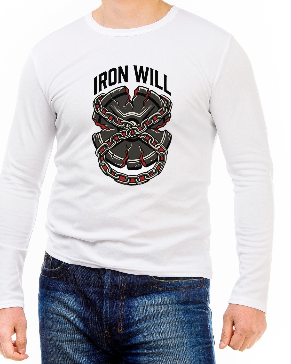 Shattered Iron Athletic Club Long Sleeve — lifestyle photo