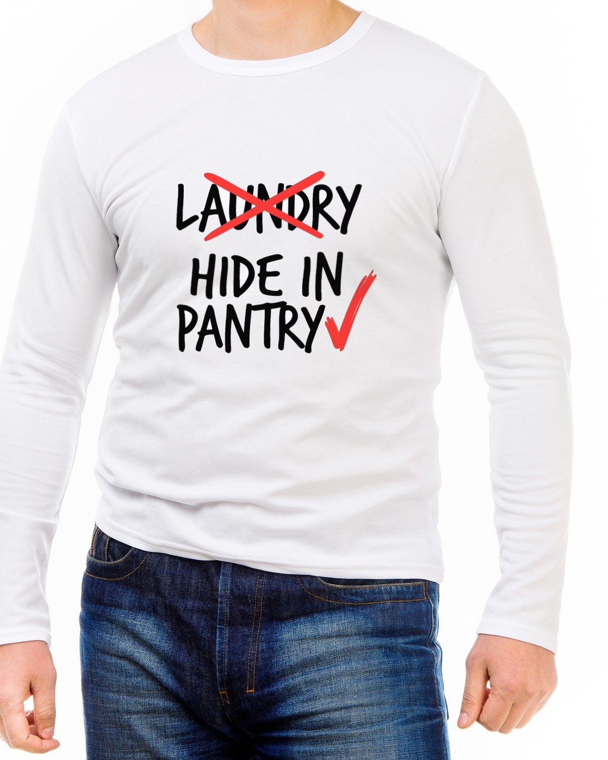 Chaotic Pantry Hiding Agenda Long Sleeve — lifestyle photo