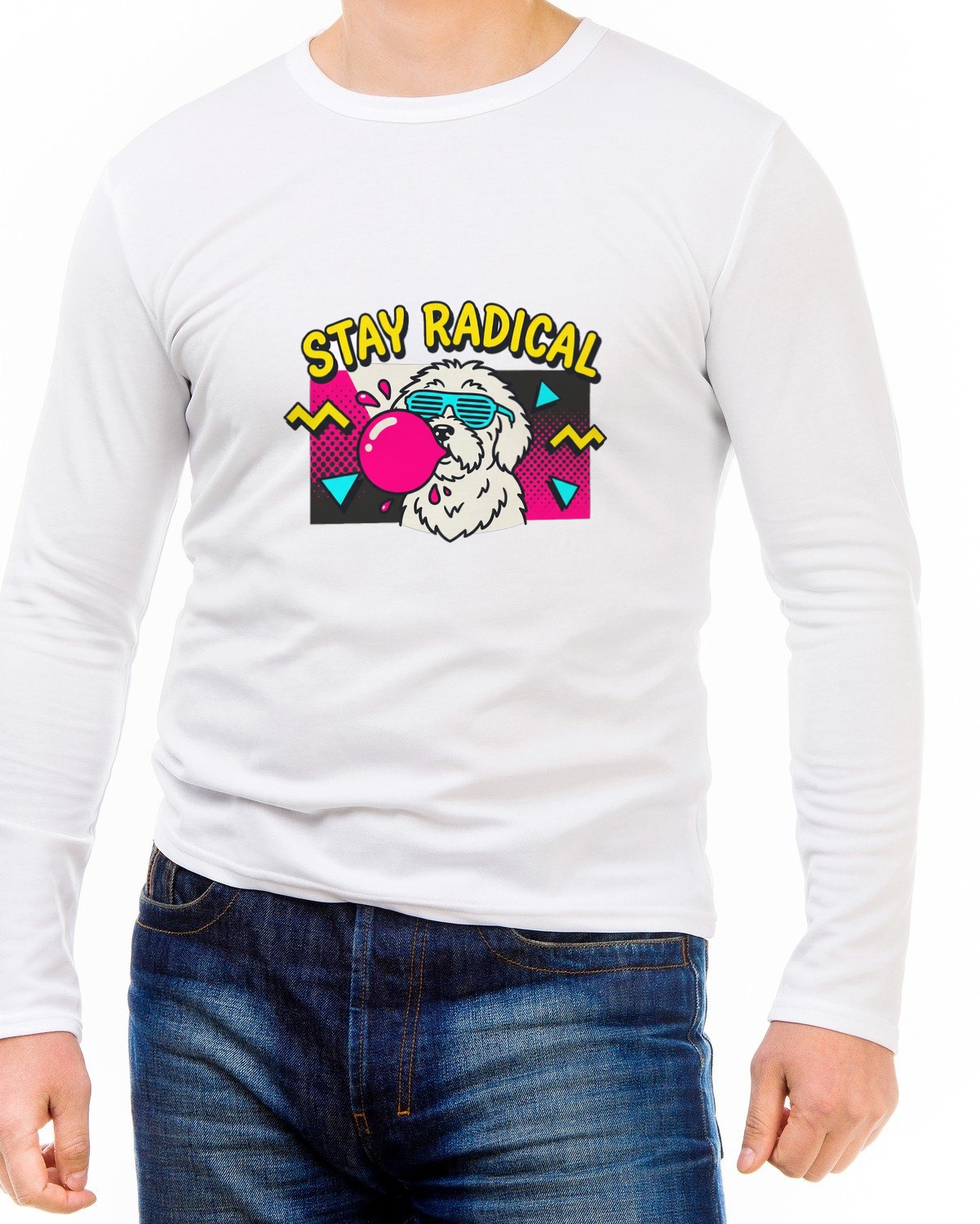 Radical Hound Memphis Portrait Long Sleeve — lifestyle photo