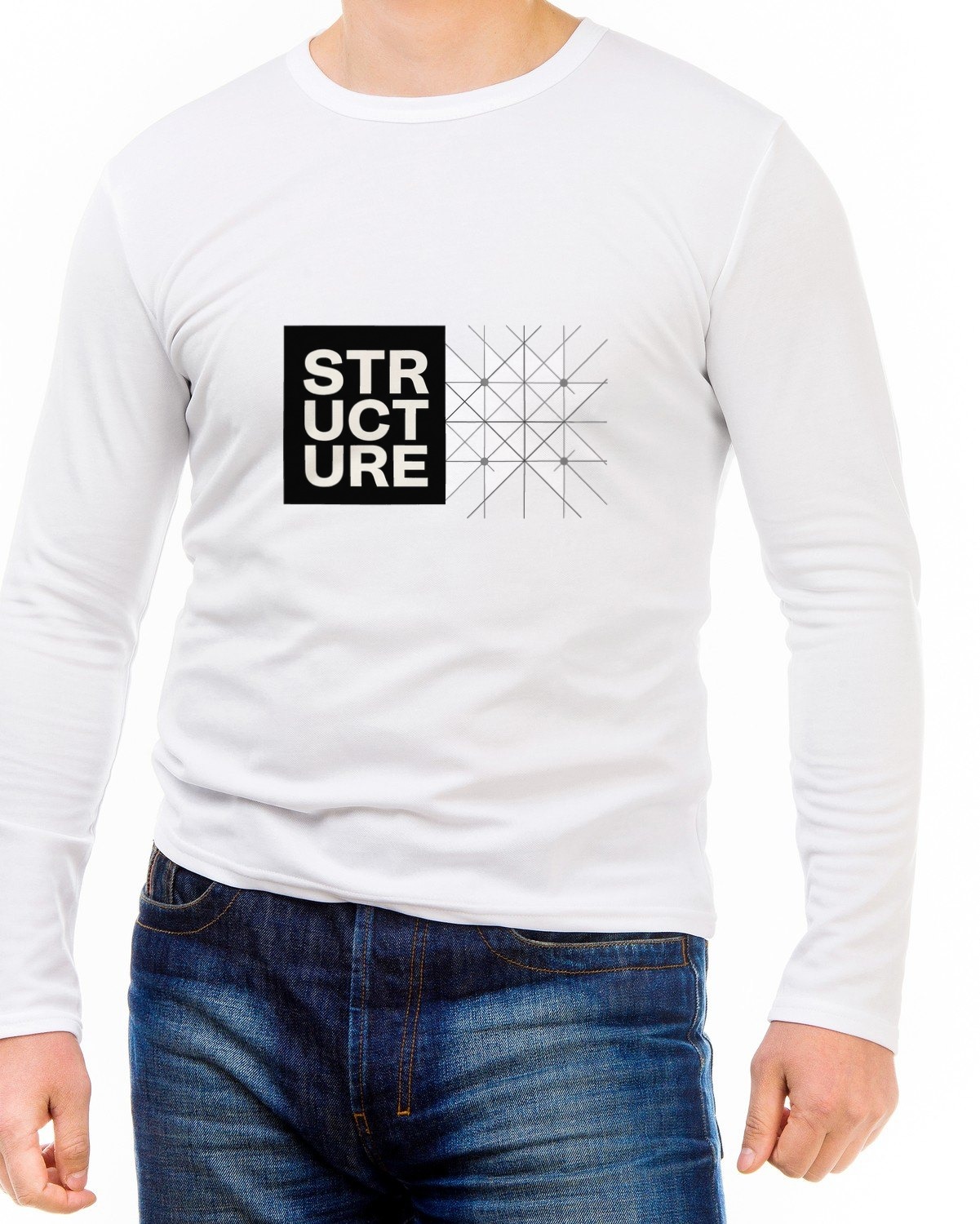 Negative Space Architecture Long Sleeve — lifestyle photo