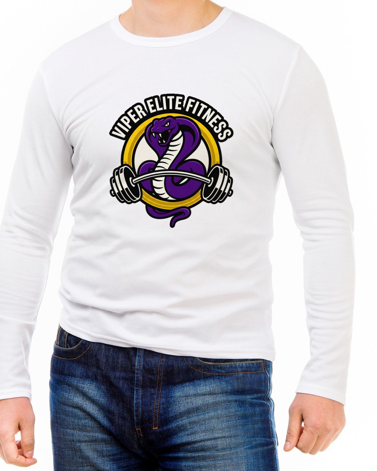 Viper Elite Corporate Gym Crest Long Sleeve — lifestyle photo