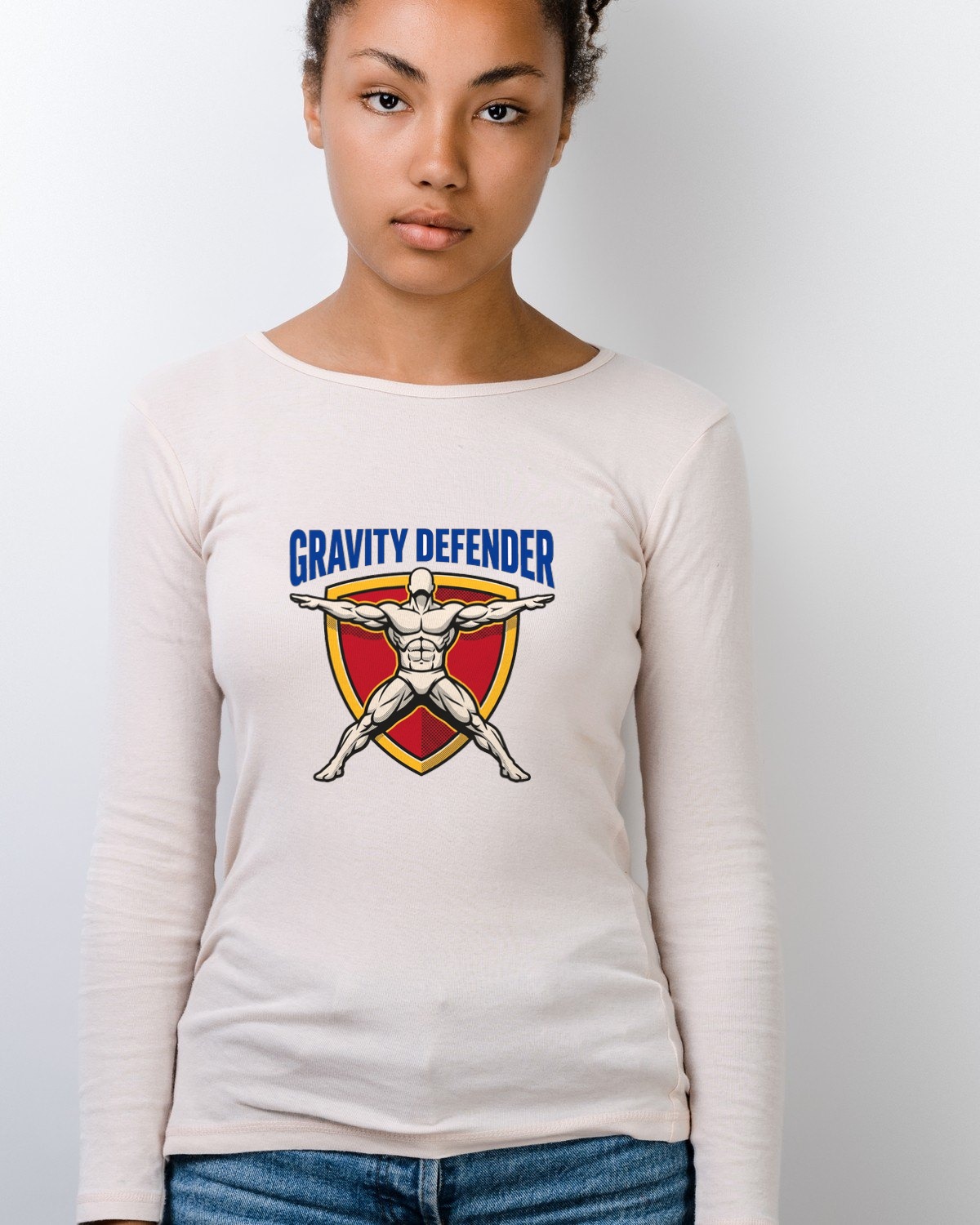 Halftone Heavyweight Defender Long Sleeve — lifestyle photo
