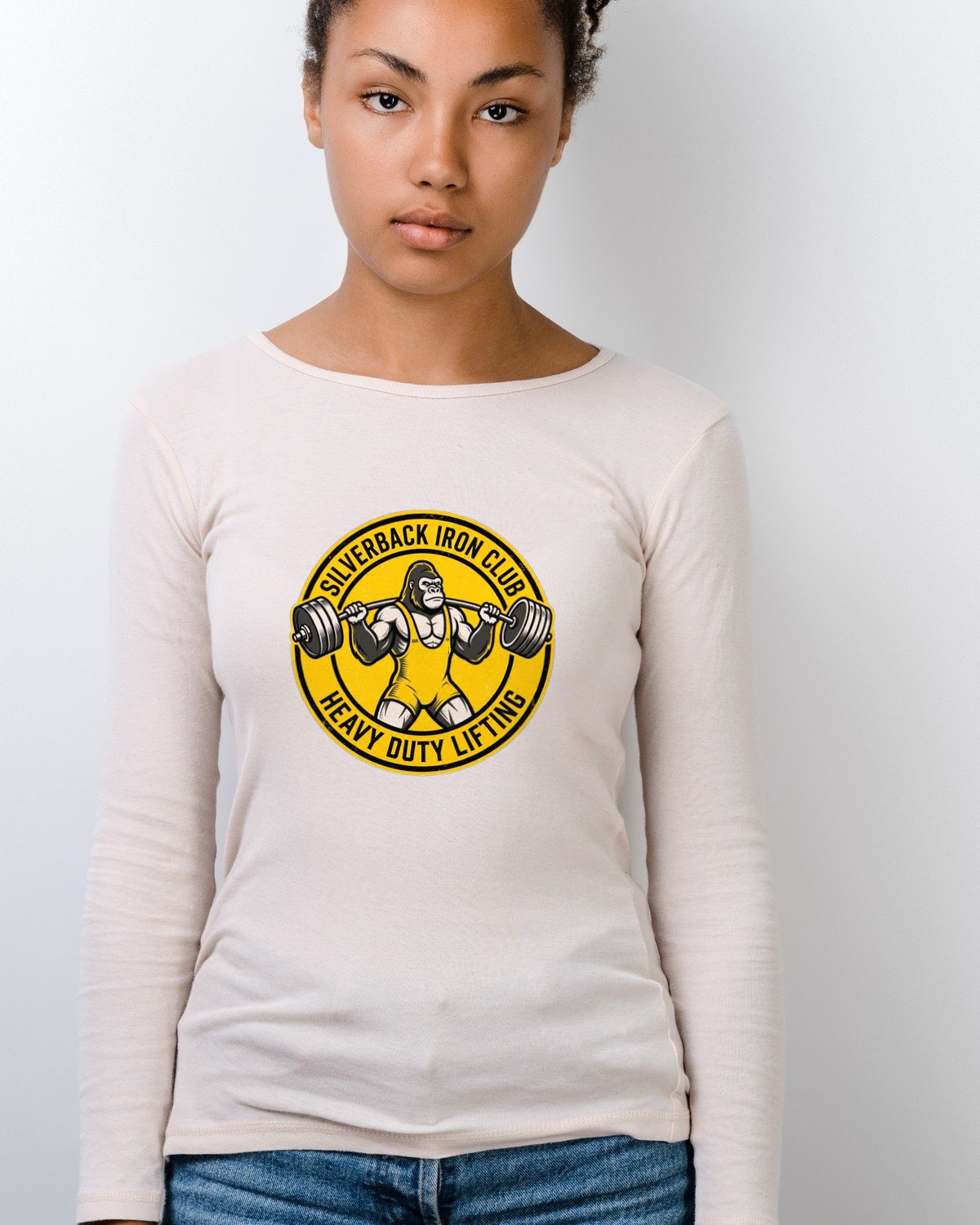 Silverback Iron Club Vintage Medallion Long Sleeve — lifestyle photo