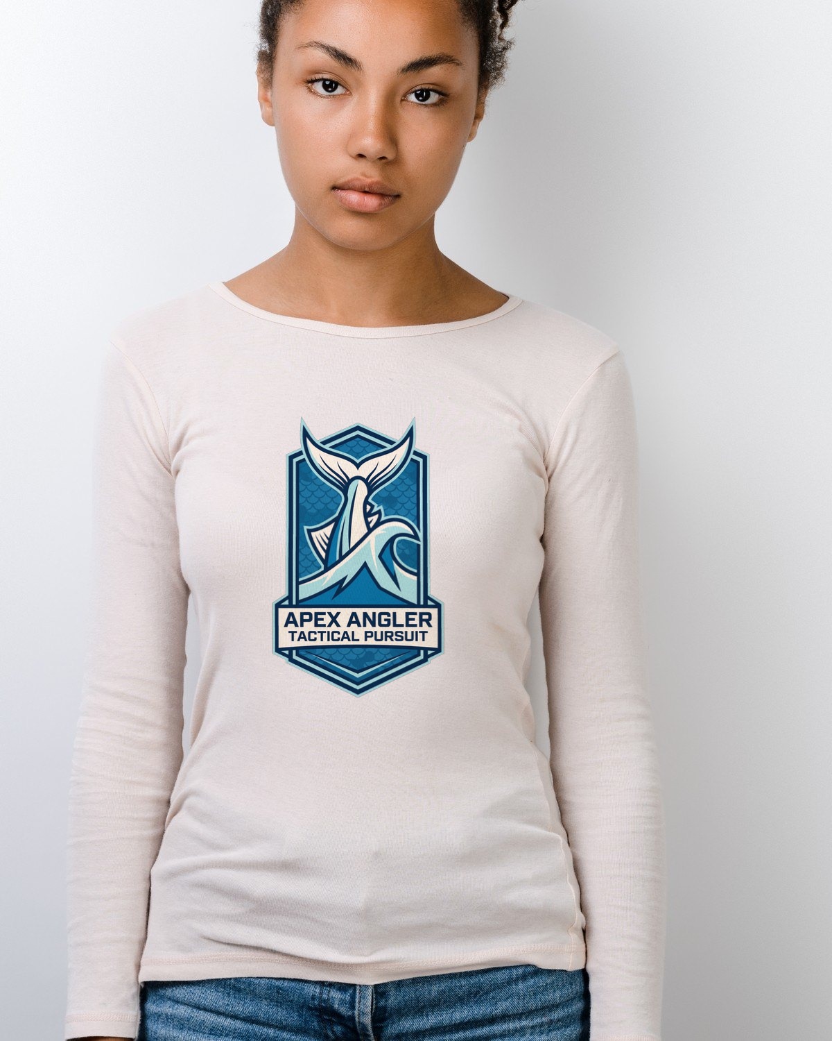 Oceanic Apex Technical Angler Crest Long Sleeve — lifestyle photo