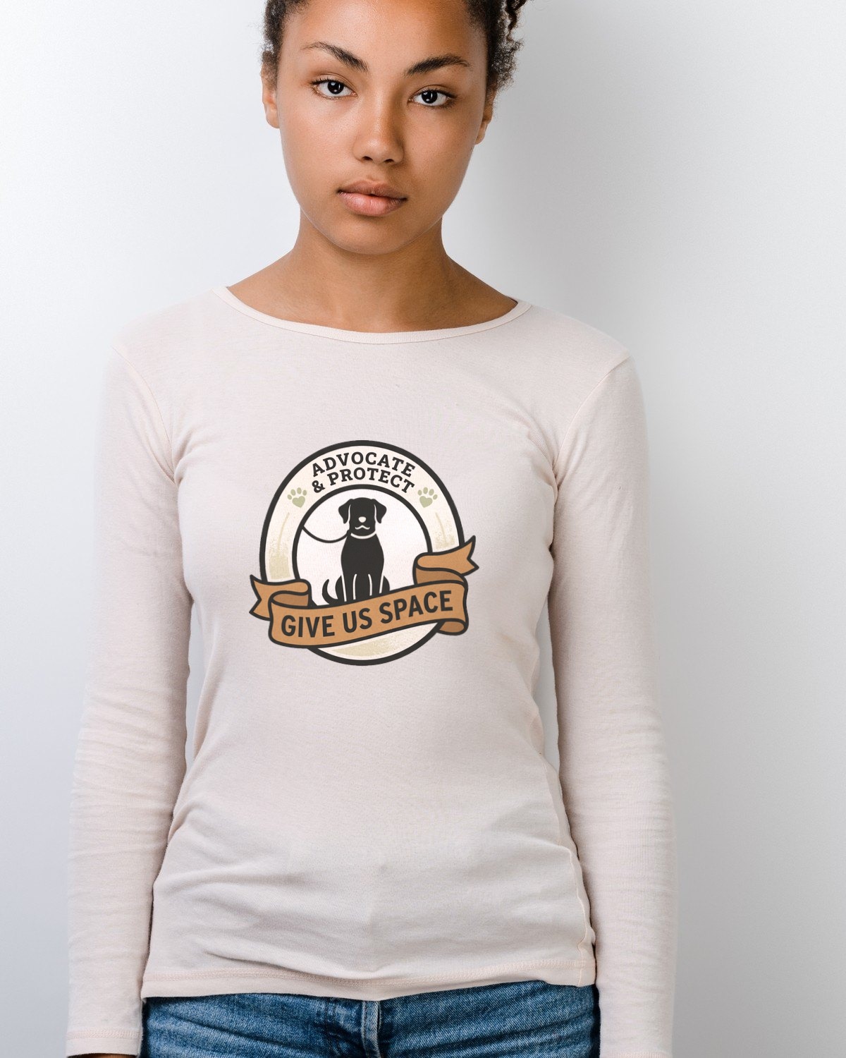 Space And Patience Handler Crest Long Sleeve — lifestyle photo