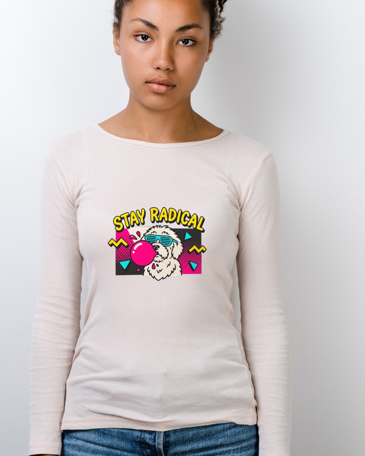 Radical Hound Memphis Portrait Long Sleeve — lifestyle photo
