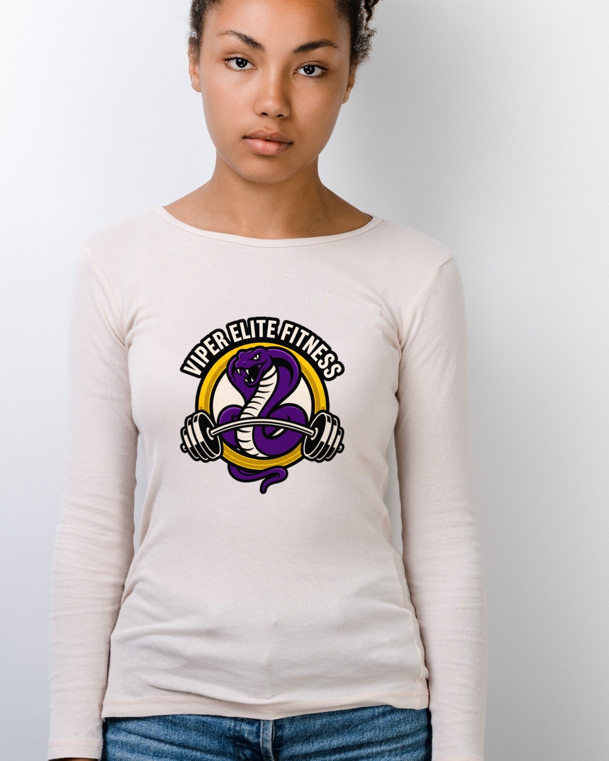 Viper Elite Corporate Gym Crest Long Sleeve — lifestyle photo
