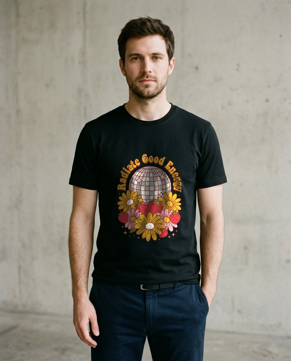 Disco Strawberry Floral Groove — lifestyle photo