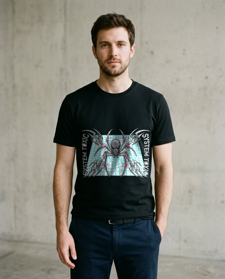 Glitch Venom Chrome Arachnid — lifestyle photo