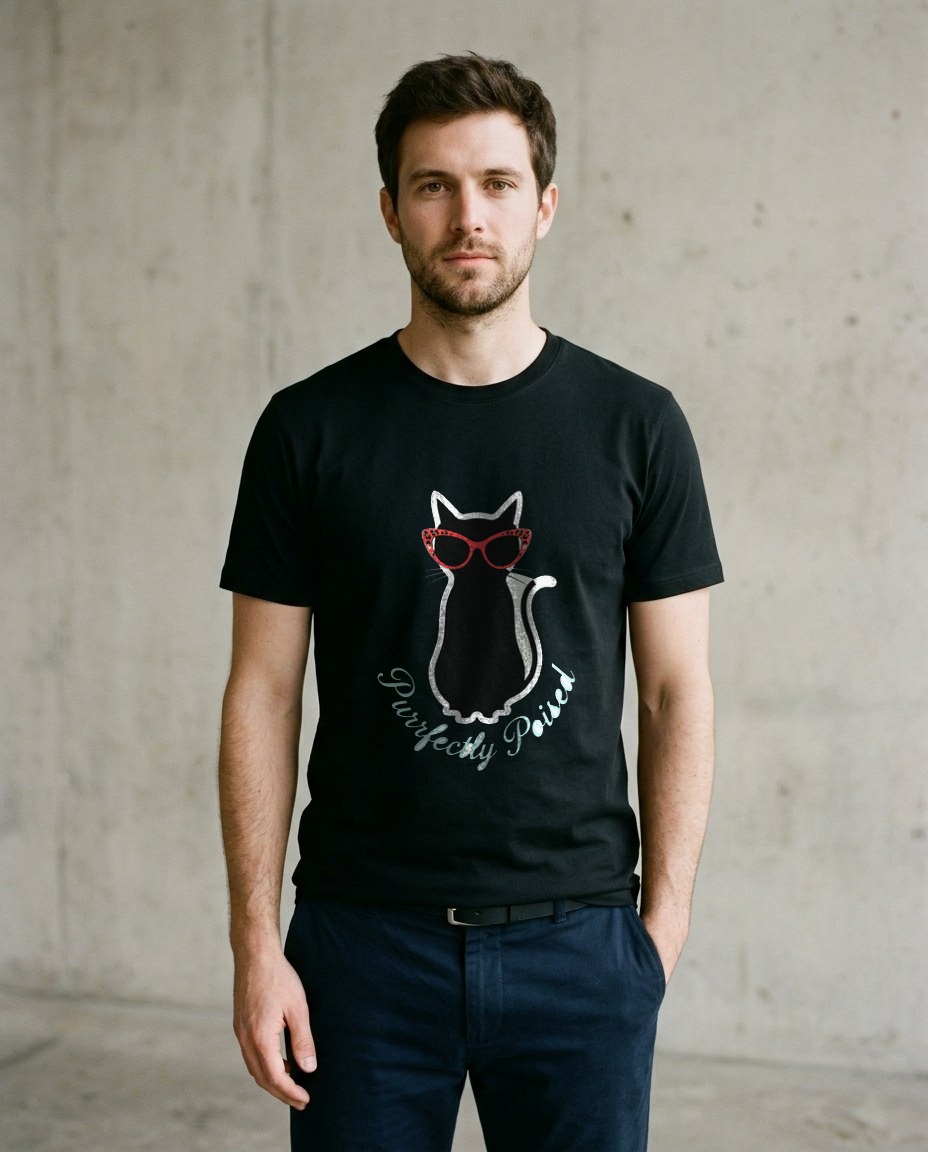 Haute Couture Feline Silhouette — lifestyle photo