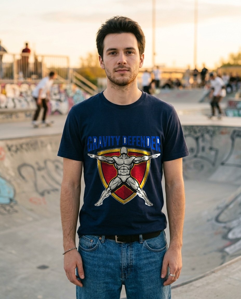 Halftone Heavyweight Defender — lifestyle photo