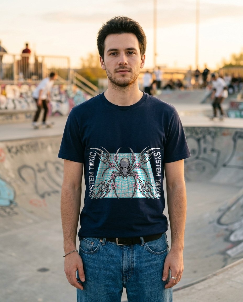 Glitch Venom Chrome Arachnid — lifestyle photo