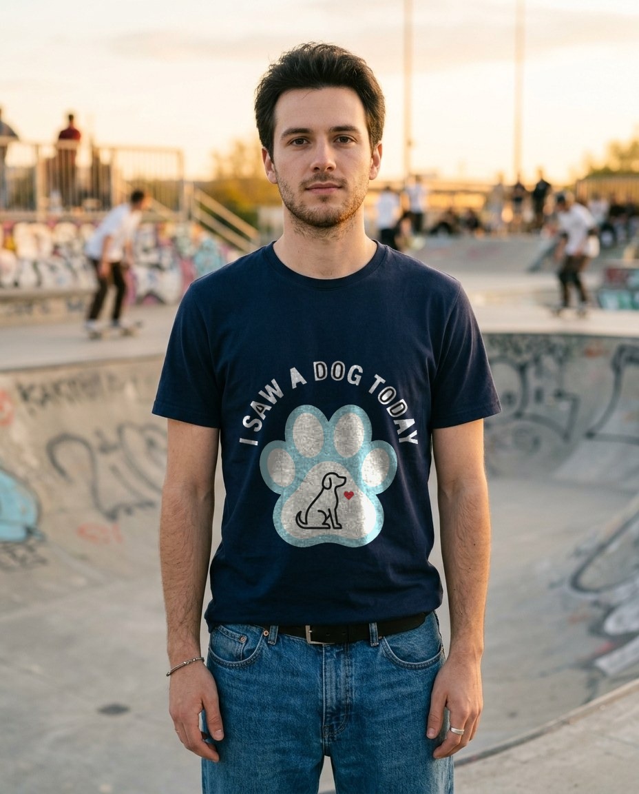 Paw Print Badge Joy Sighting — lifestyle photo