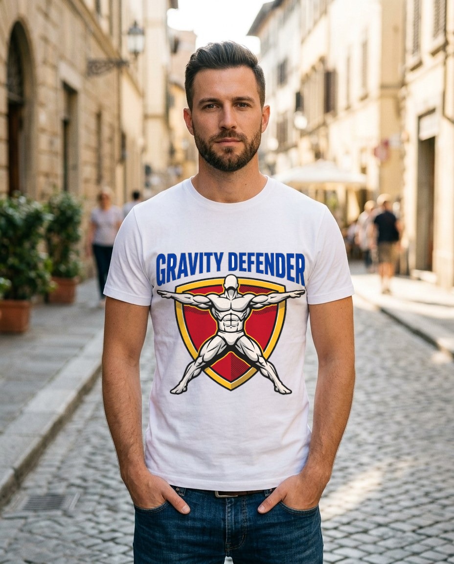 Halftone Heavyweight Defender — lifestyle photo