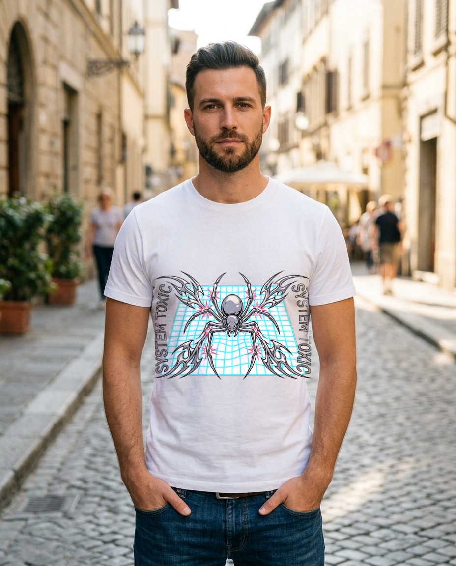 Glitch Venom Chrome Arachnid — lifestyle photo