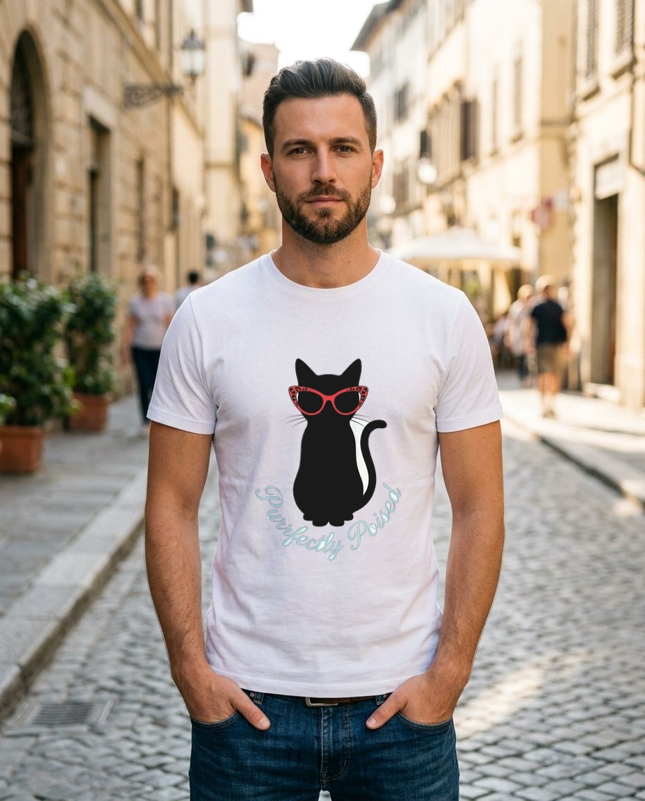 Haute Couture Feline Silhouette — lifestyle photo