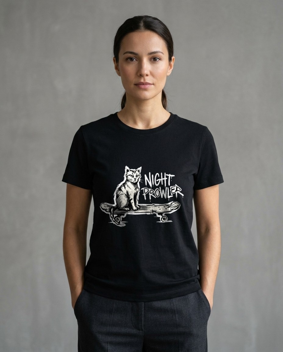 Alleyway Anarchist Graffiti Cat — lifestyle photo