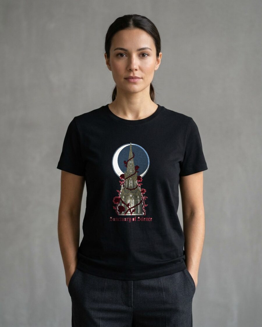 Sacred Shadows Gothic Cathedral Spire — lifestyle photo