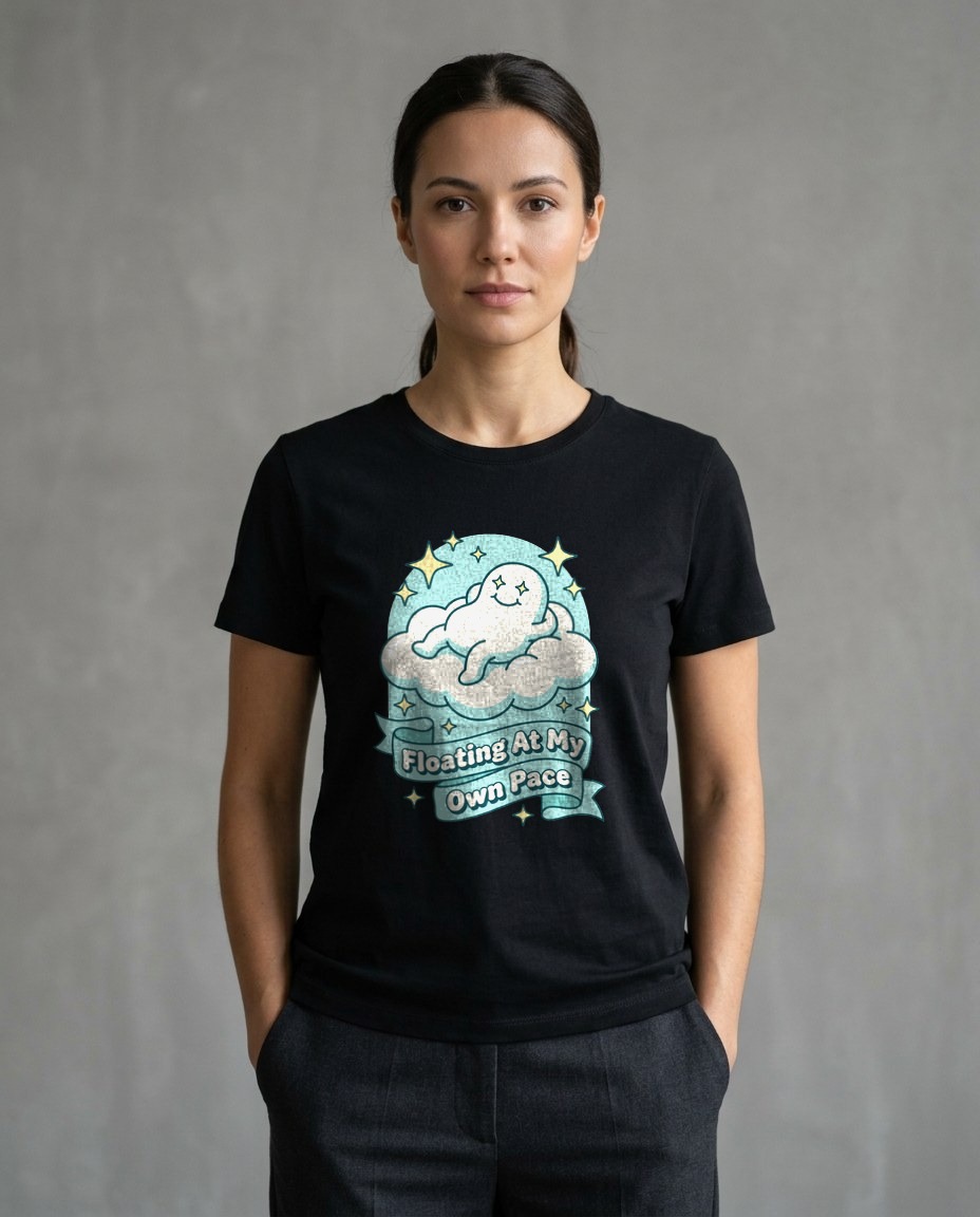Floating At My Own Pace Blob Cloud — lifestyle photo