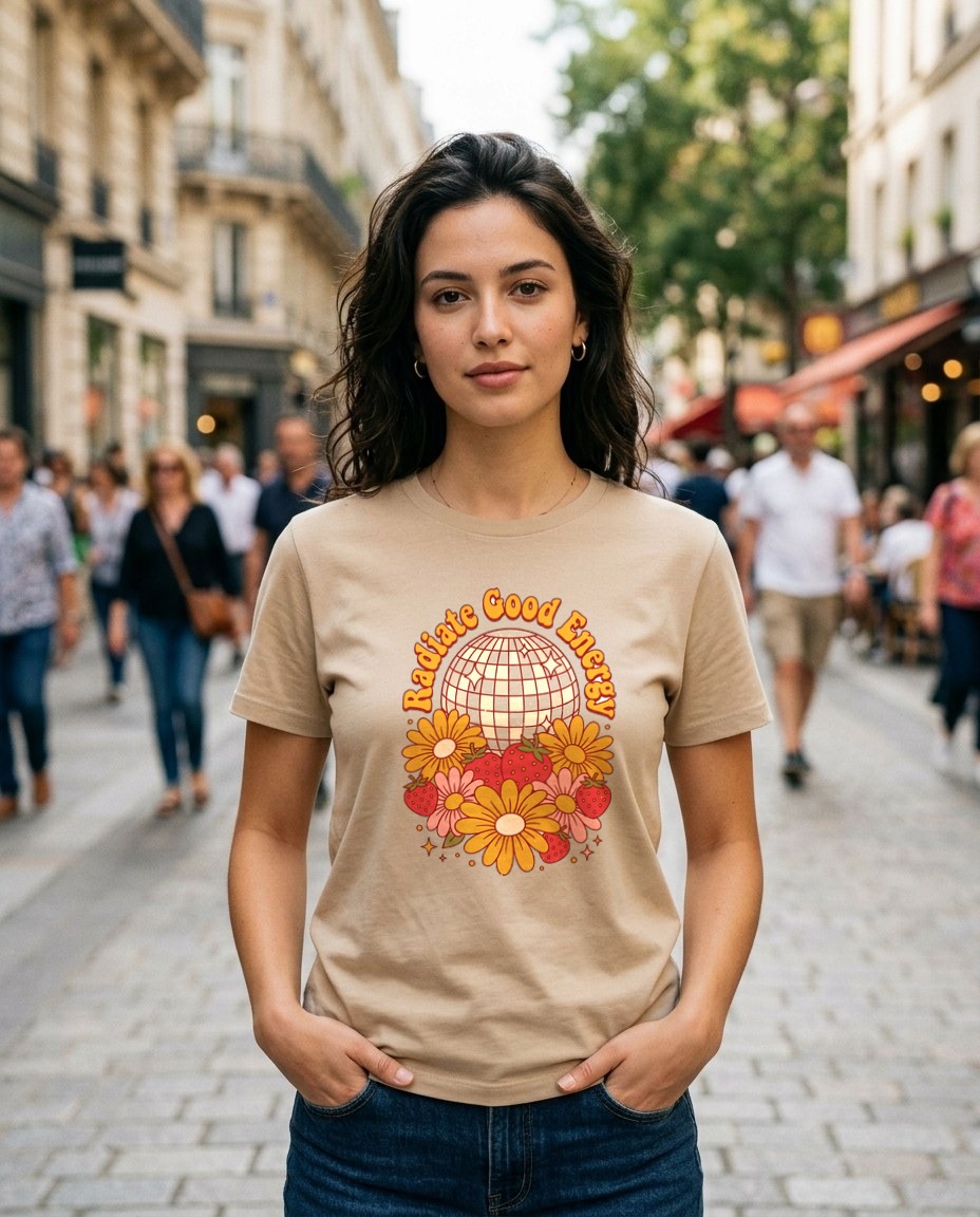 Disco Strawberry Floral Groove — lifestyle photo