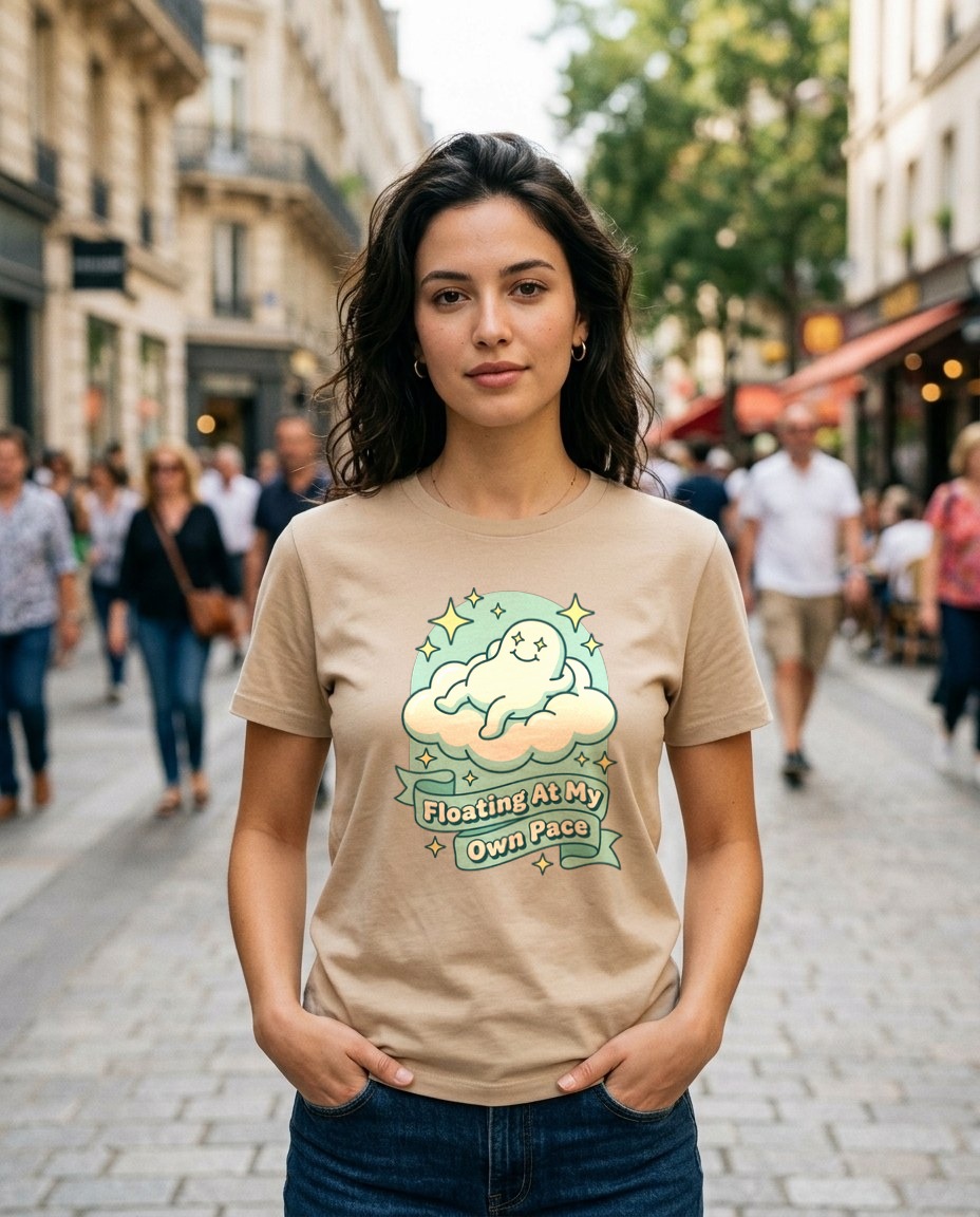 Floating At My Own Pace Blob Cloud — lifestyle photo