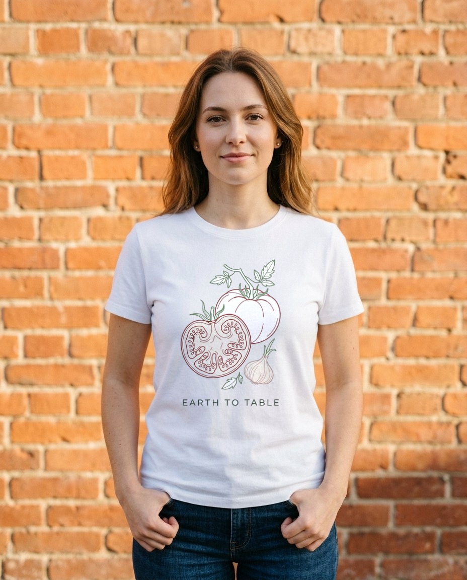 Earth To Table Heirloom Tomato Chart — lifestyle photo