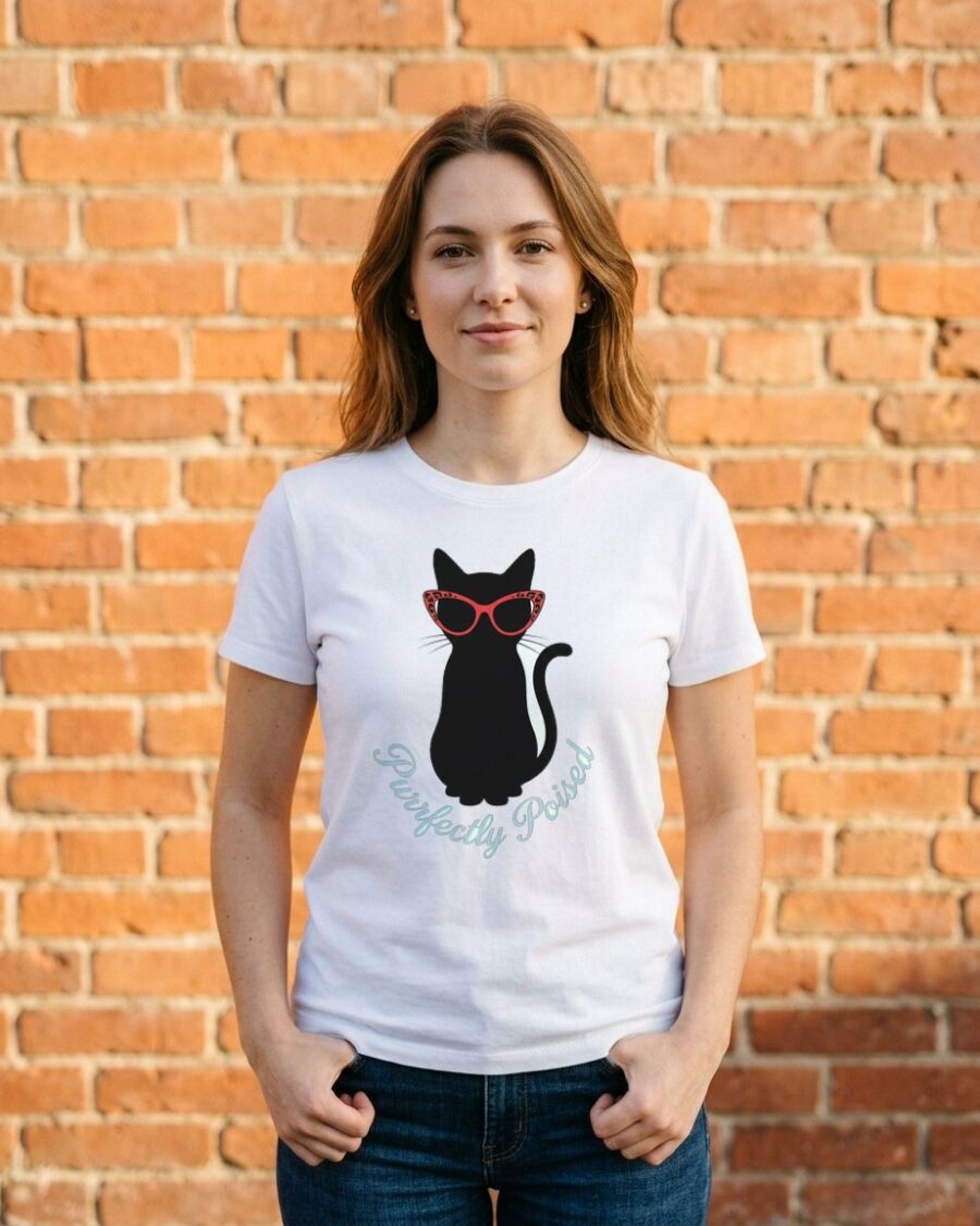 Haute Couture Feline Silhouette — lifestyle photo