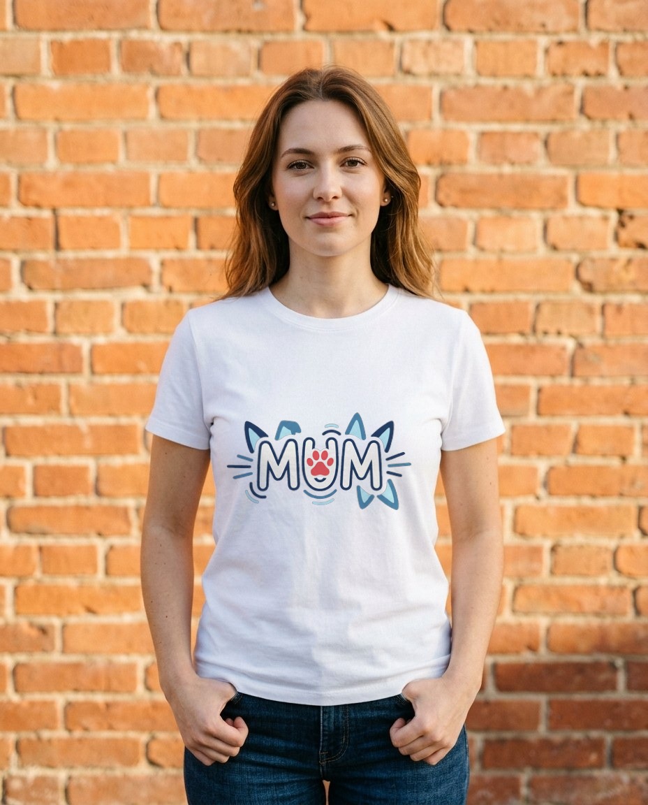 Playful Paws Mum Life Crest — lifestyle photo